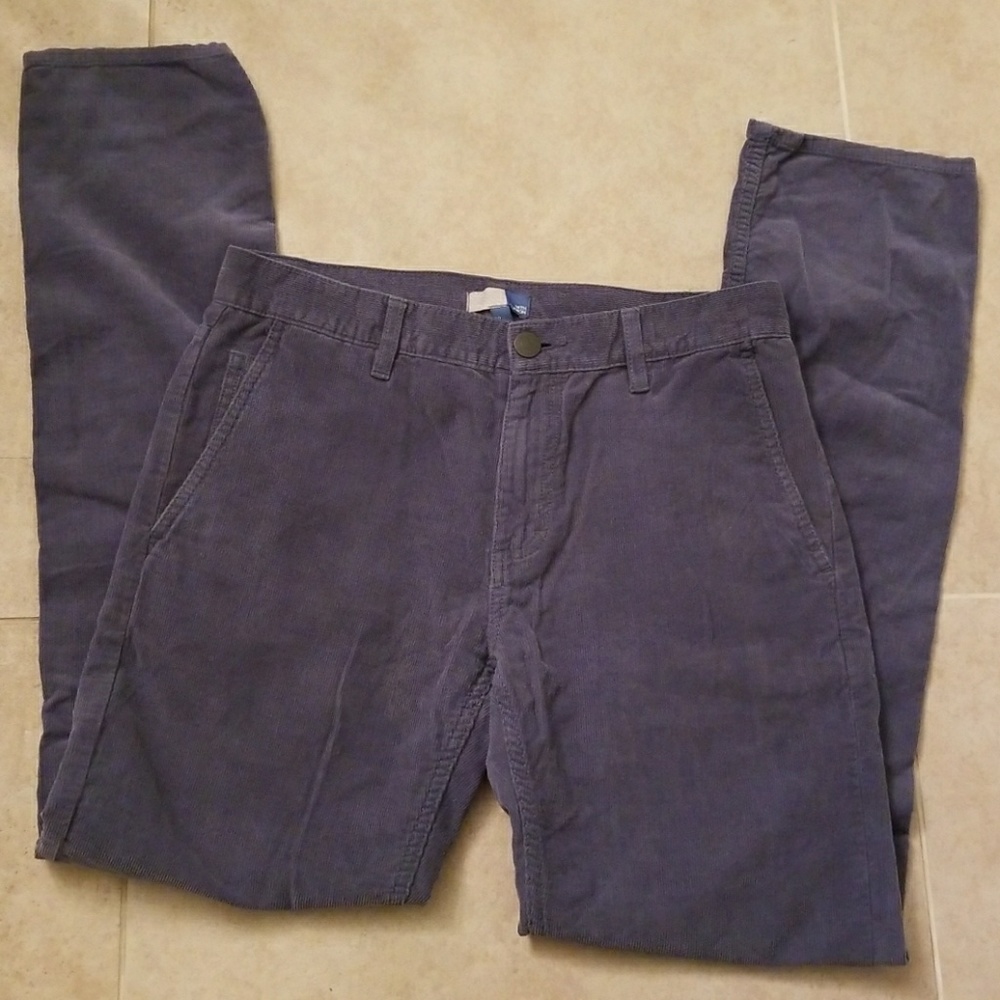 14THA & UNION soft blue corduroy pants